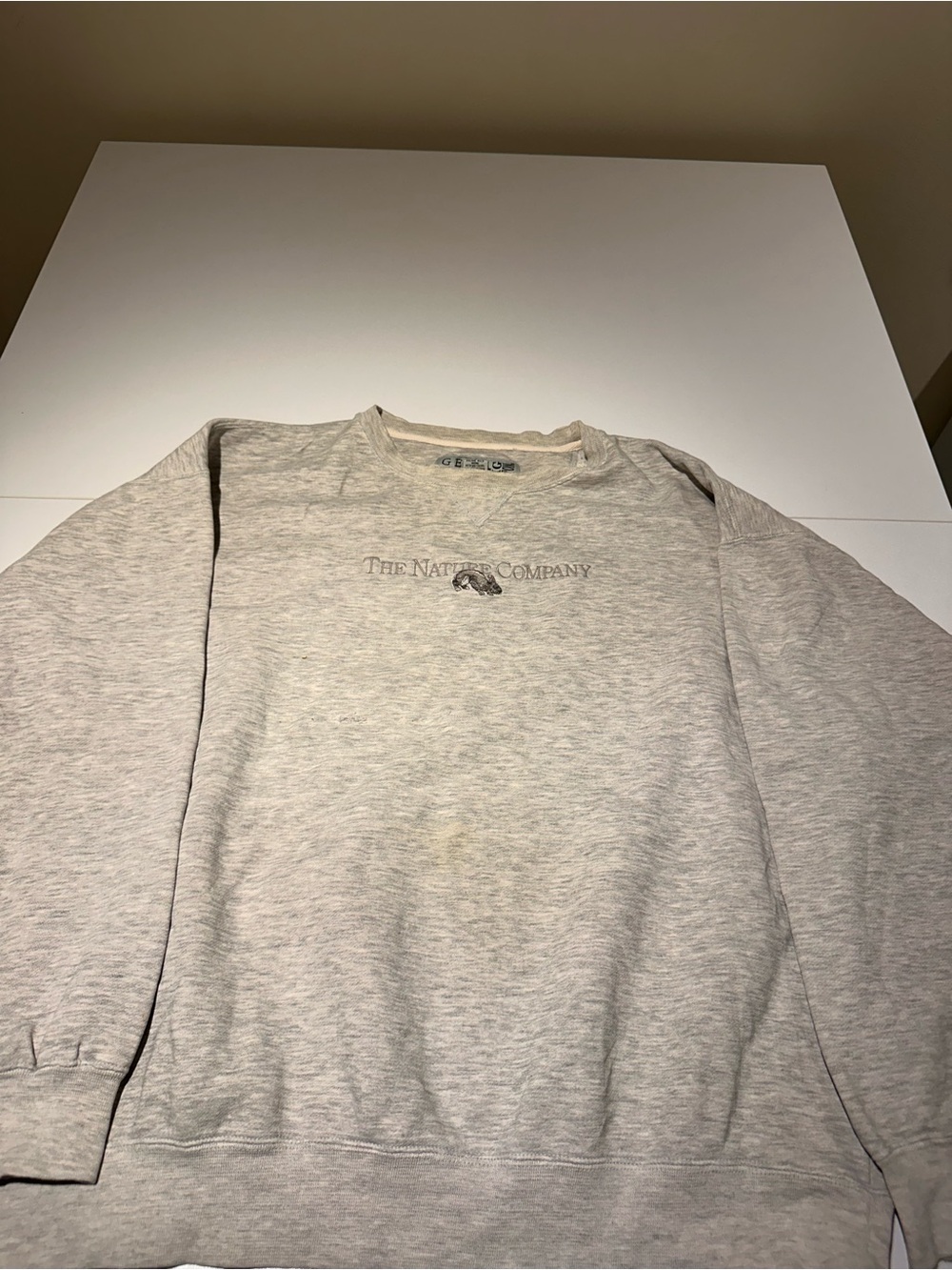 Gear For Sports Light Heather Gray Crewneck Sweater with Subtle Logo